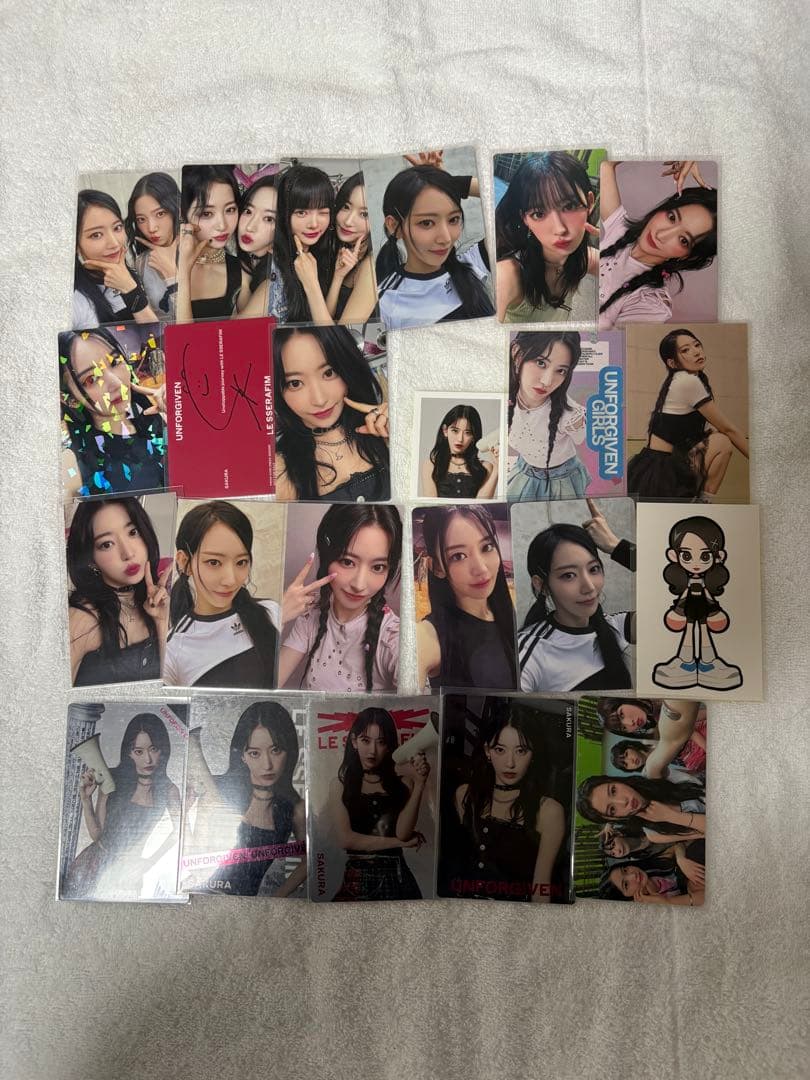 lesserafim unforgiven jpサクラ まとめ売り - メルカリ