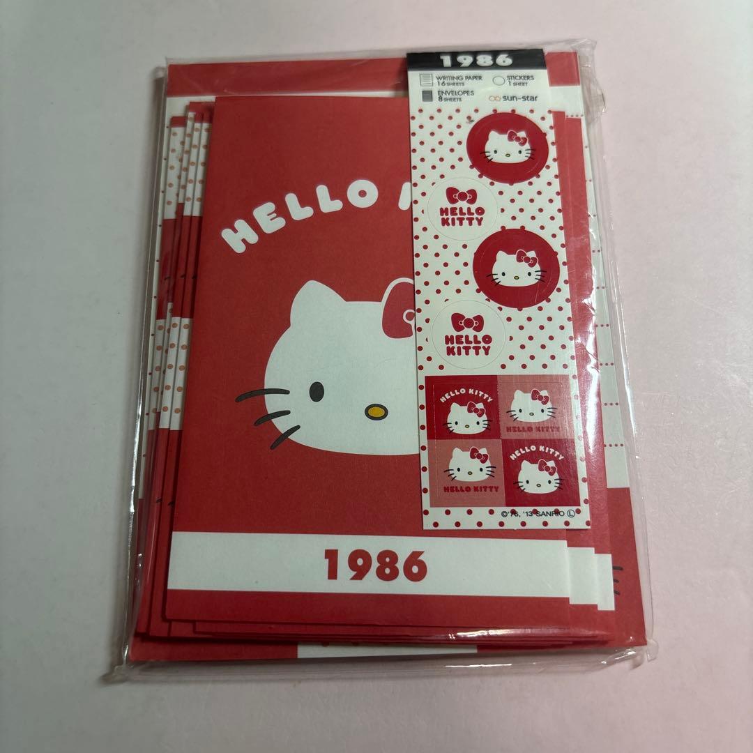 激レア商品】ハローキティ ミニレターセット 1986年デザイン 平成