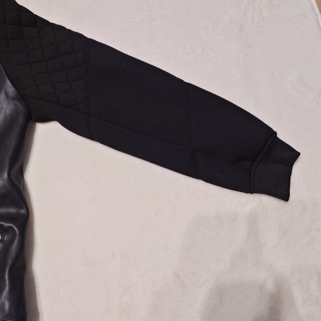 ZARA ダブルライダース パーカー付ブルゾン XL - メルカリ