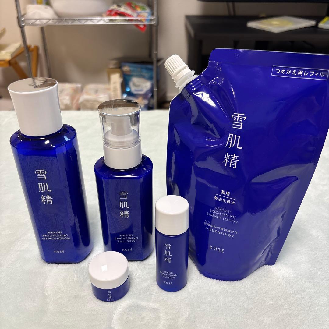 コーセー 雪肌精 化粧水　乳液　化粧水詰め替え半分量