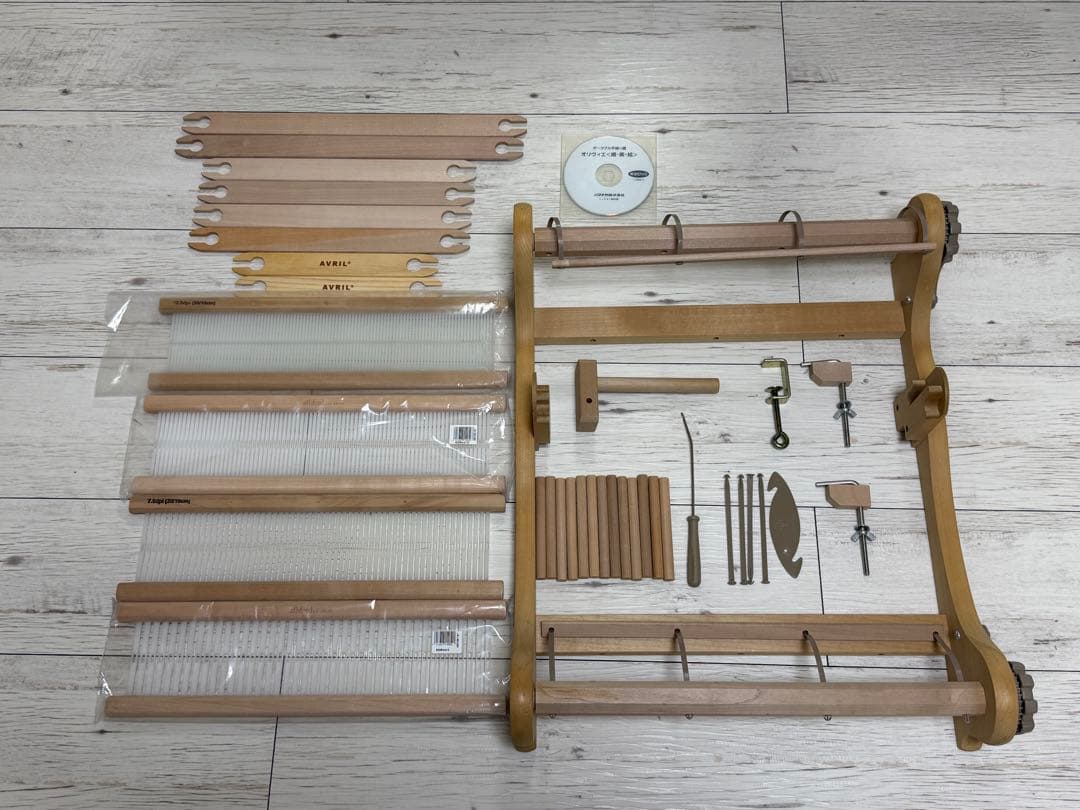 はとりさん専用　織美絵 卓上織り機 綜絖4枚（20・30・40・50羽）