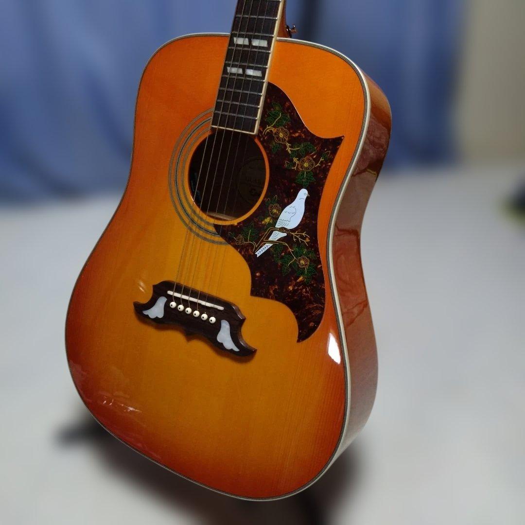 ビ*イ様 Epiphone DOVE PRO エレアコ Amazon | Epiphone Dove PRO Violinburst ダブ エレアコギター