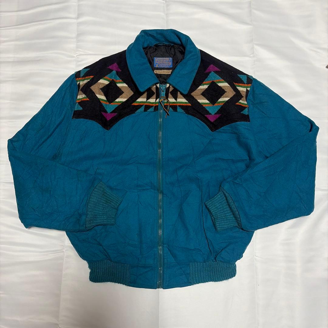 バ*ー様 70s PENDLETON Native Pattern Wool J