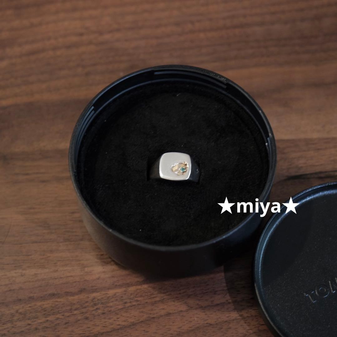 TOMWOOD / Mined Ring Small Emerald / 52 - メルカリ