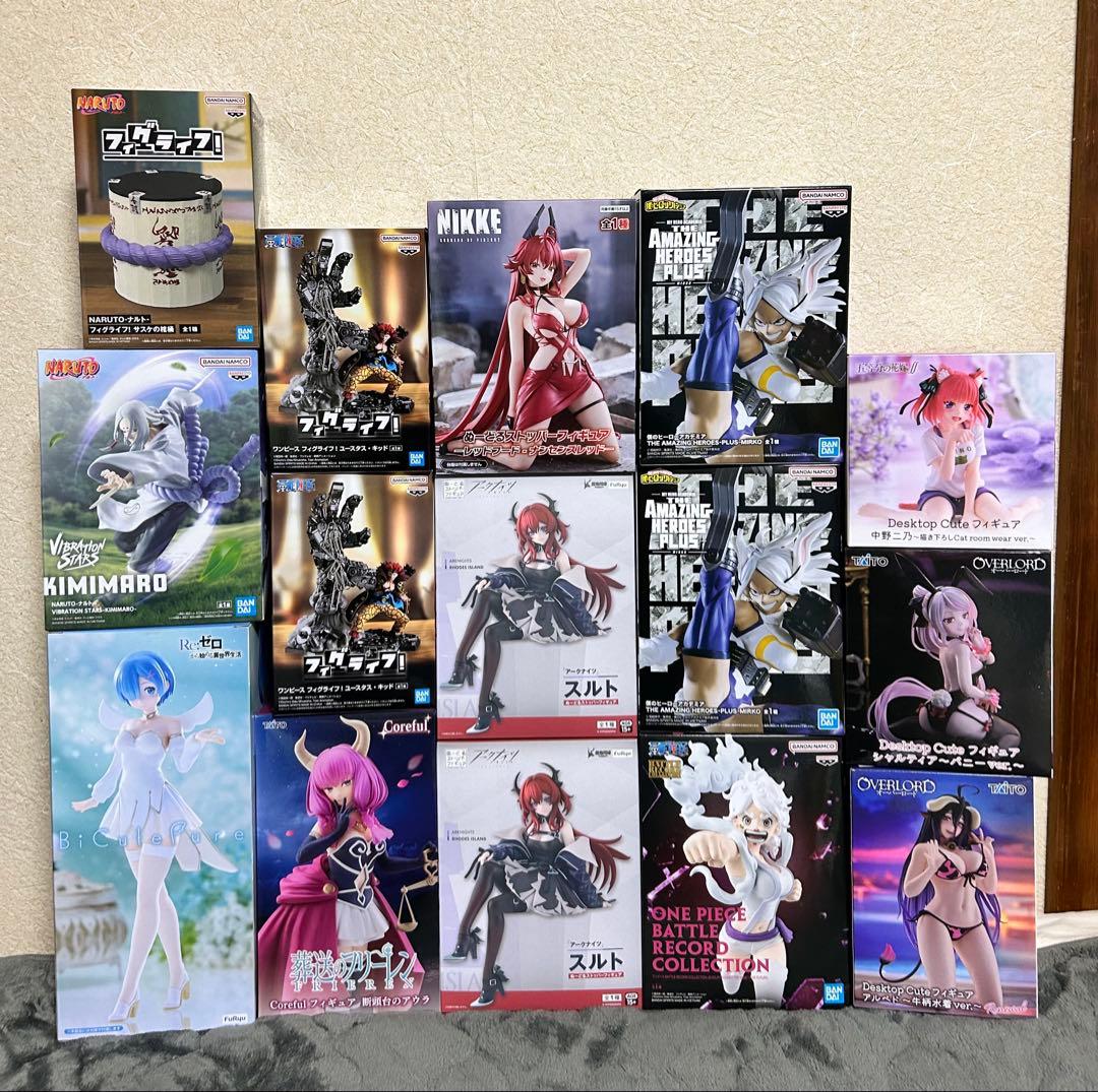 【新品未開封】新プライズ・美少女フィギュア含む　フィギュアまとめ売り　計15点