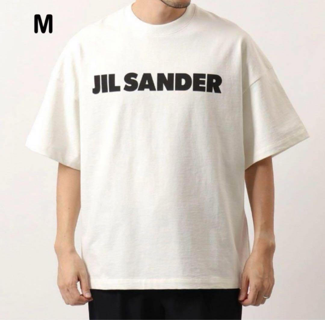 ジルサンダー jilsander ロゴTシャツ 試着のみ タグ付き - メルカリ