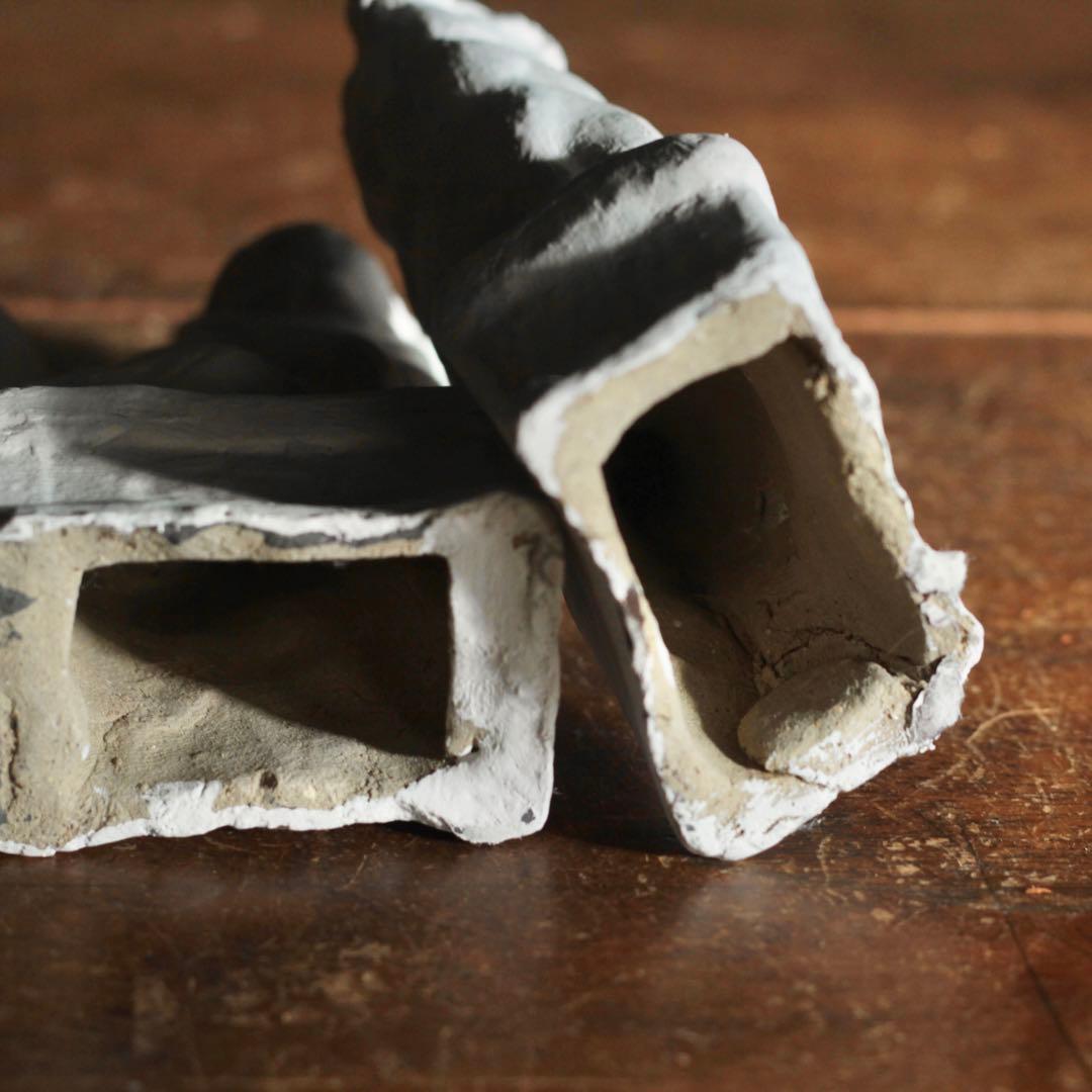 白い 獅子 と 狛犬 古道具 アンティーク オブジェ 獅子と狛犬 - メルカリ