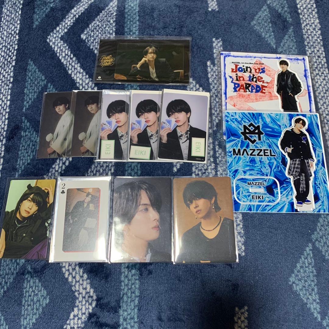 MAZZEL エイキ アクスタ トレカ　セット