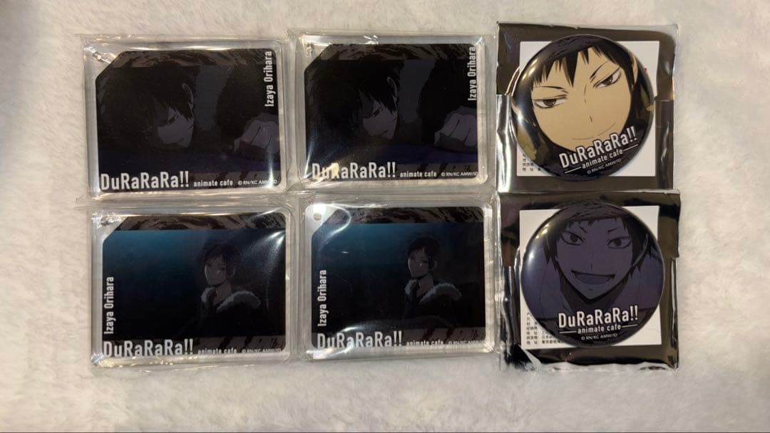 中国限定 コロッタ 缶バッジ セット 折原臨也 デュラララ デュラ屋