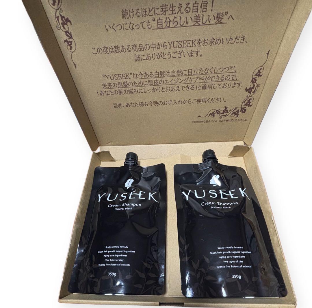 新品✨未使用❗️YUSEEK クリームシャンプー 350g 2本セット 楽天市場】＼スーパーSALE特別価格！／白髪染め YUSEEK ユーシーク