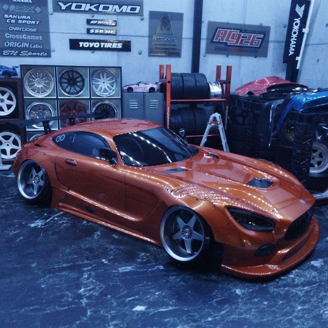 未走行タミヤAMG.ＧＴ３オーバーフェンダー仕様