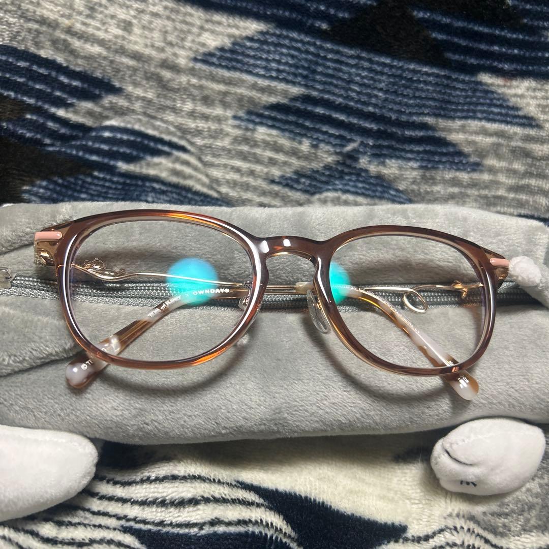 トムジェリ　メガネ　owndays