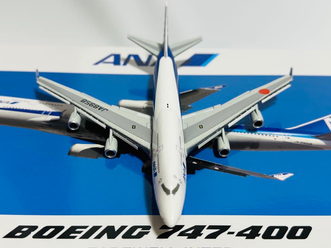 全日空商事 1/400 ANA 747-400 フラップダウンNH40059 - メルカリ
