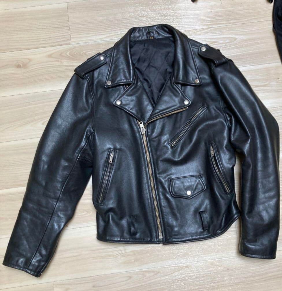 大きなサイズ☆XL】FREEDOM フリーダム ダブルライダースジャケット