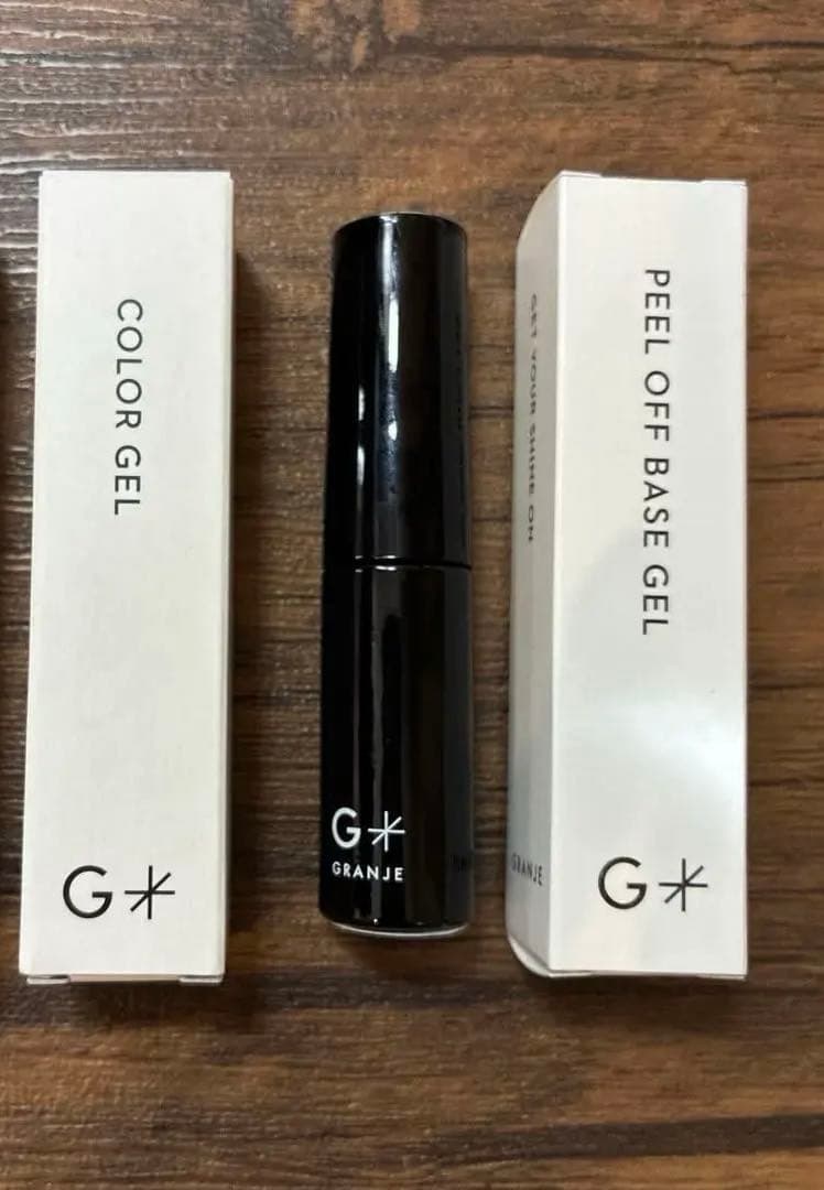 【3本】グランジェ ピールオフベース、カラージェルセット