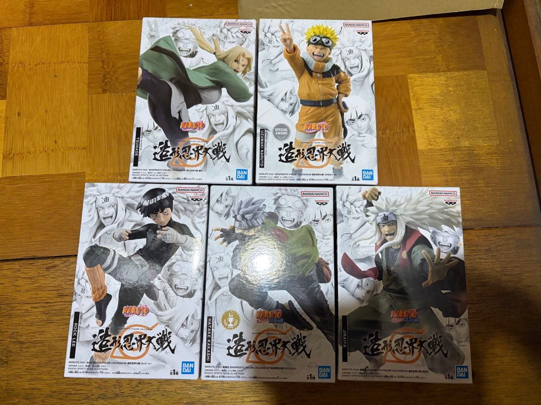 NARUTO 造形忍界大戦　フィギュア　5点