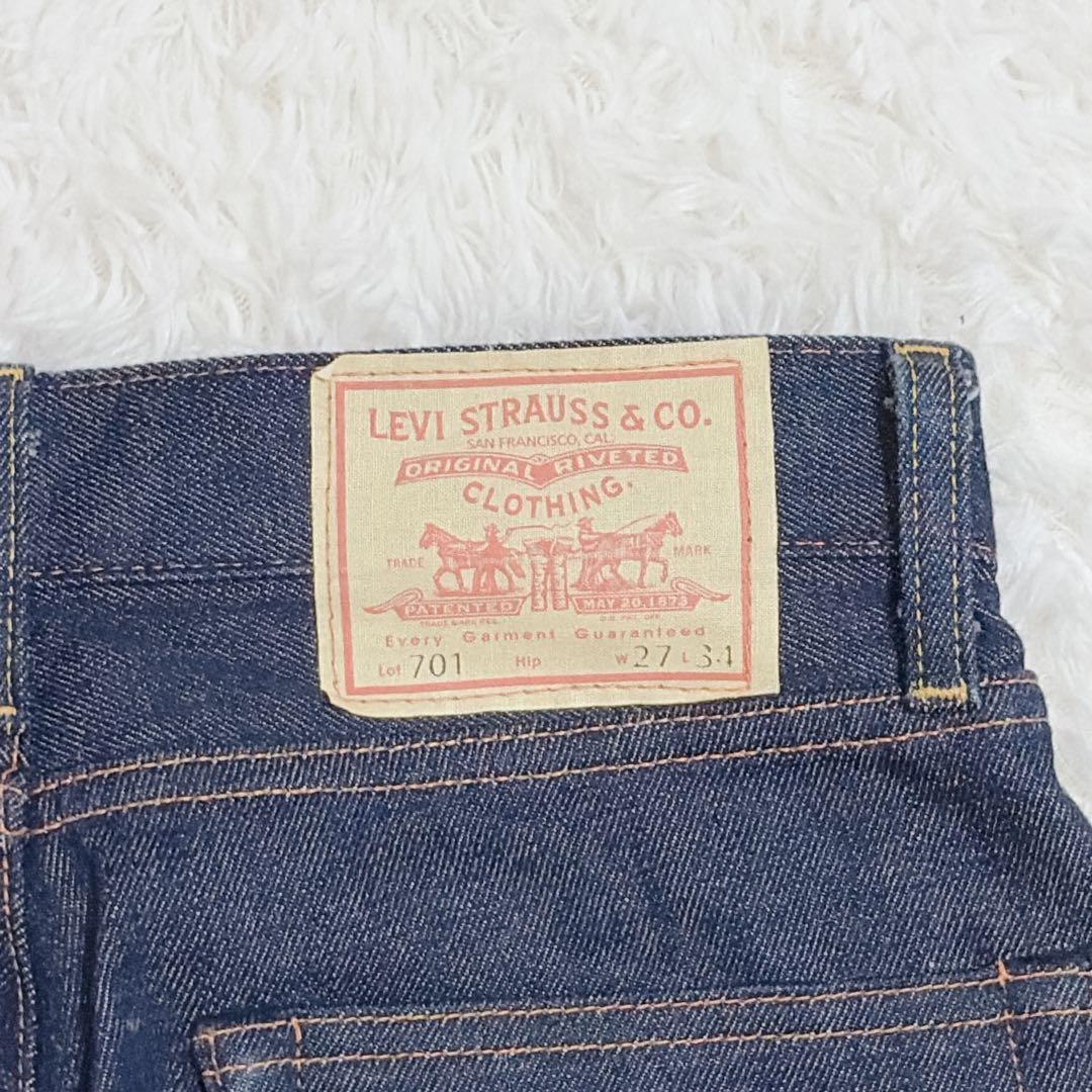 美品】LEVI'S701 濃紺 赤耳 セルビッチ ビッグE W27 L34 - メルカリ