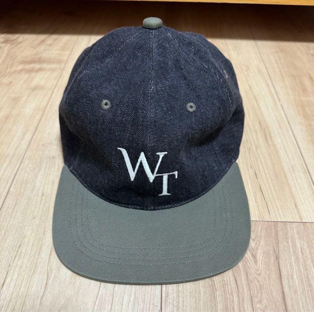 wtaps デニムキャップ　ブラック