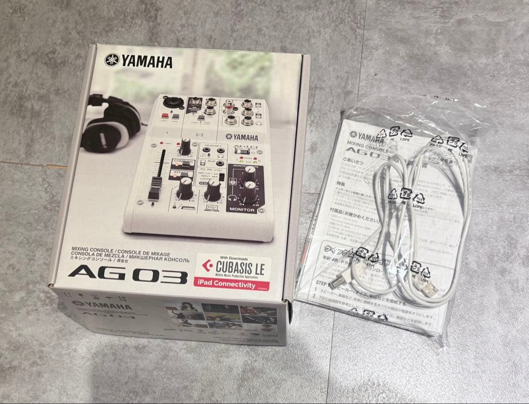 Yamaha AG03 ミキシングコンソール オーディオインターフェース