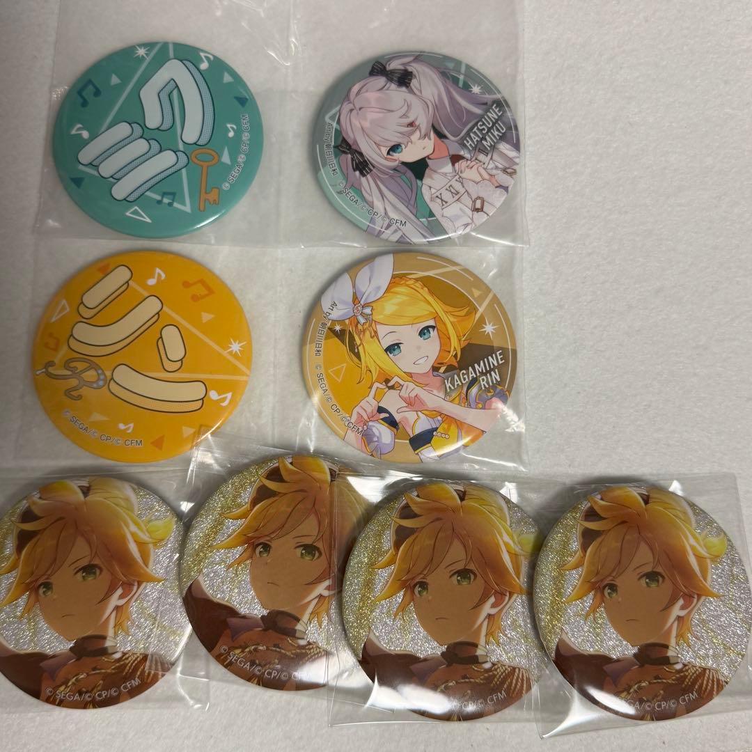 プロセカ グリッター缶バッジ 21C 暁山瑞希 ミク リン レン - メルカリ