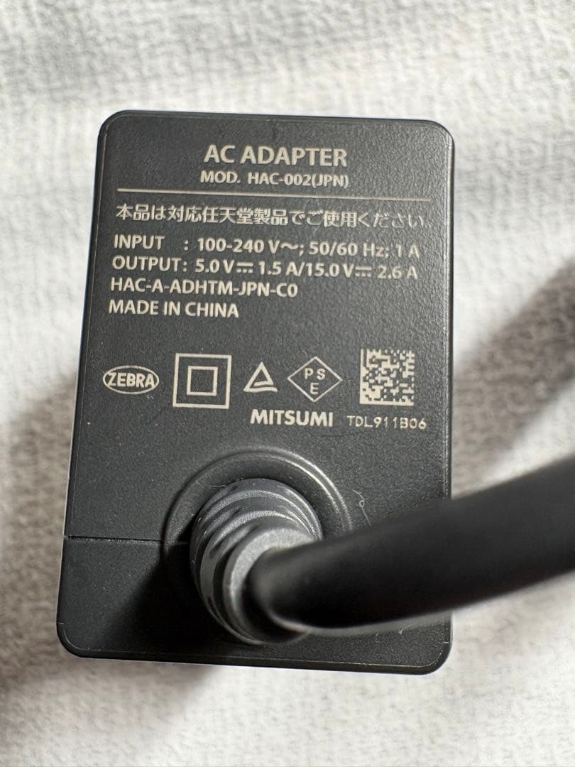 Switch 本体 ＋ 純正ACアダプター セット 初期型 動作良好 - メルカリ