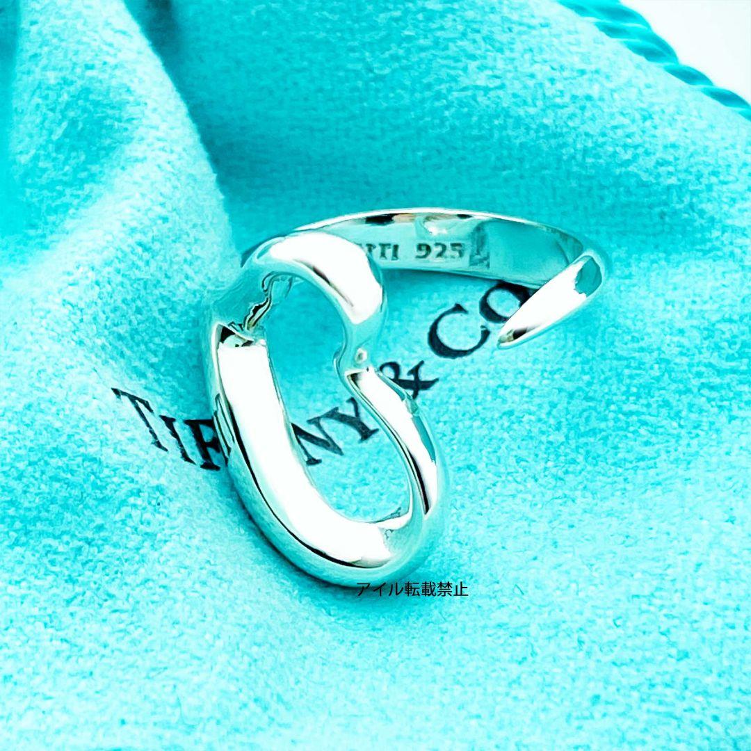 新品 ギフト包装 ティファニー オープンハートリング 11号