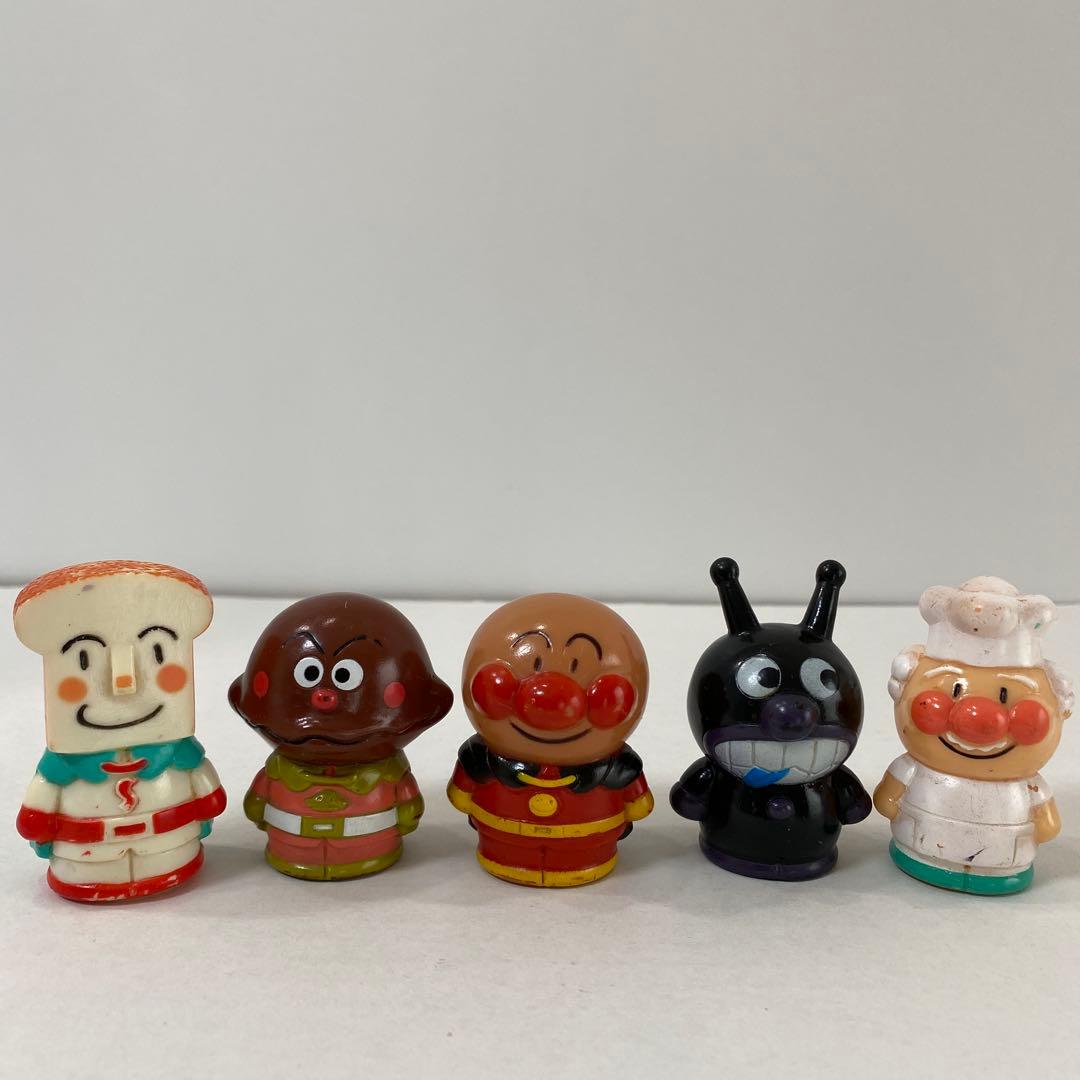 激レア】アンパンマン 初期 指人形 ソフビ 当時物 5体セット - メルカリ