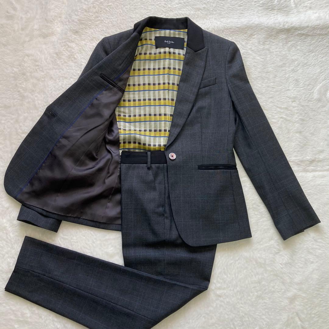 ✨極美品✨ ポールスミス　セットアップスーツ　チェック柄　マルチカラー　総裏　M