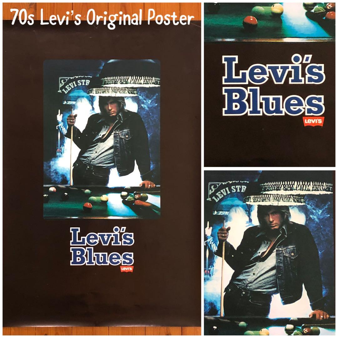 レア70年代オリジナルLEVISリーバイス販促用ビンテージポスター501BIGE Levi's（リーバイス） 1950~60年代 Levi's Vintage Big Poster