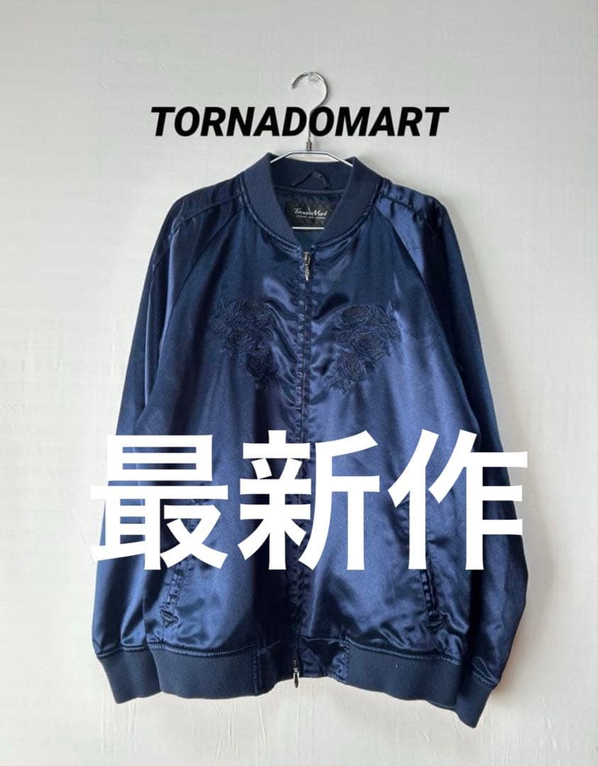 TORNADOMART トルネードマート スカジャン LL TORNADO MART∴ブラックサーフスカジャン / TORNADO MART（トルネード