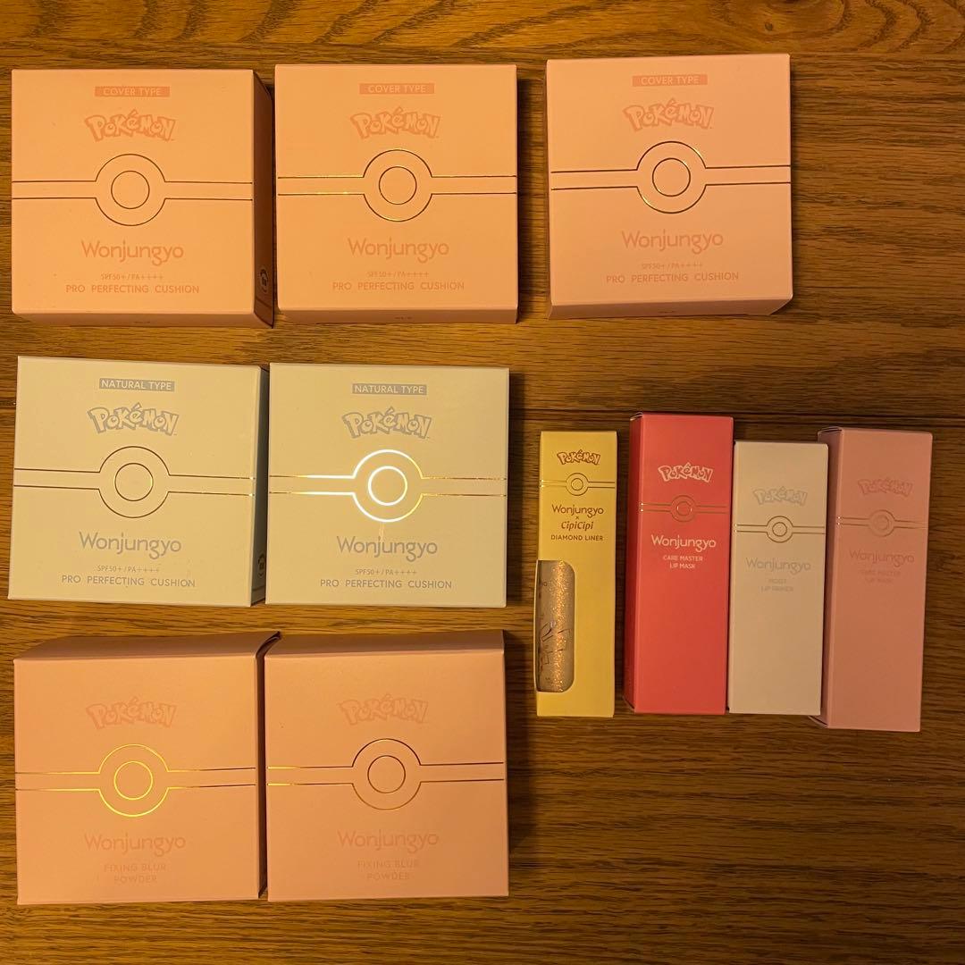 Wonjungyo ウォンジョンヨ　ポケモンコラボ　全種セット　新品未開封