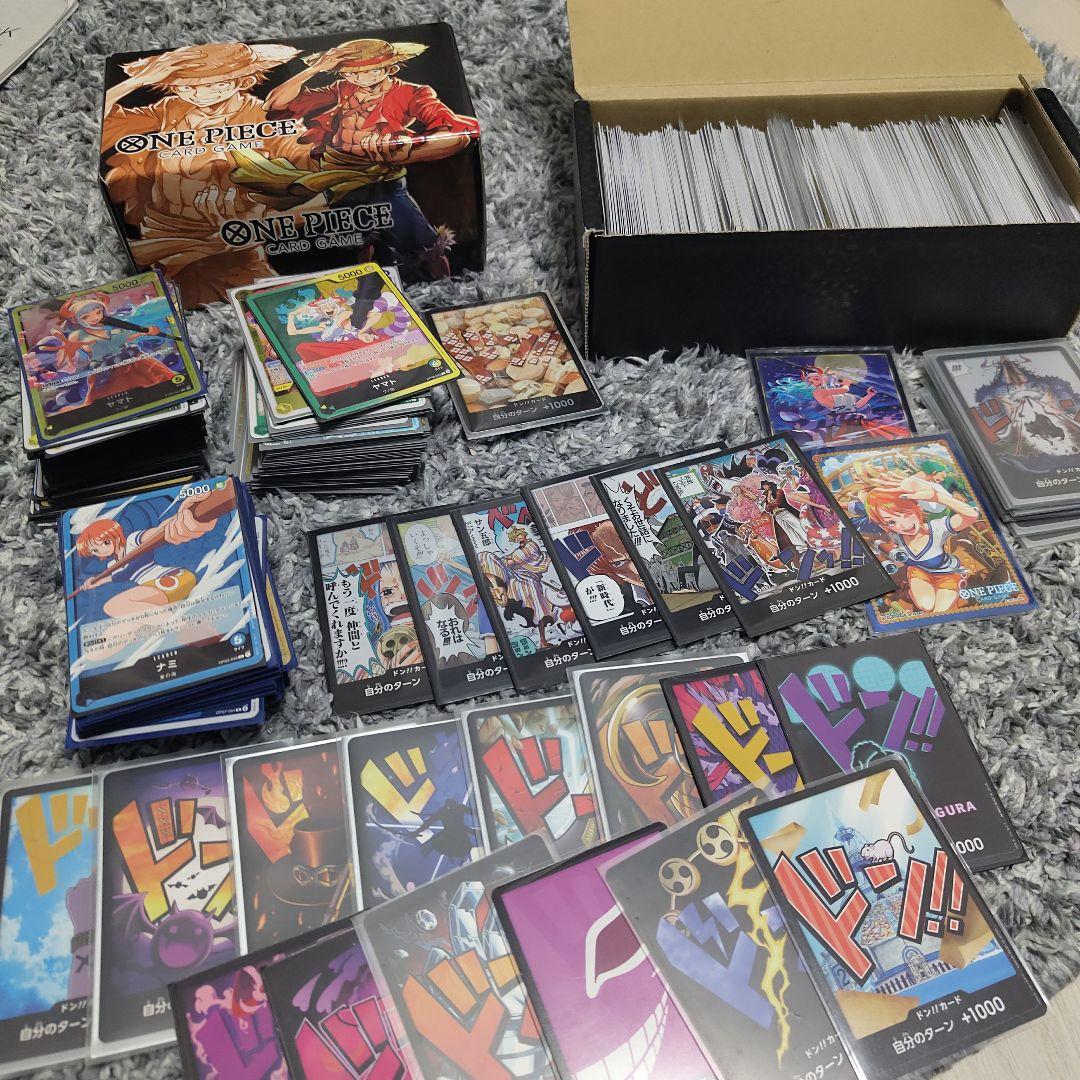ワンピースカードゲーム 引退品　計700枚程　まとめ売り(3デッキ+ドンカード)