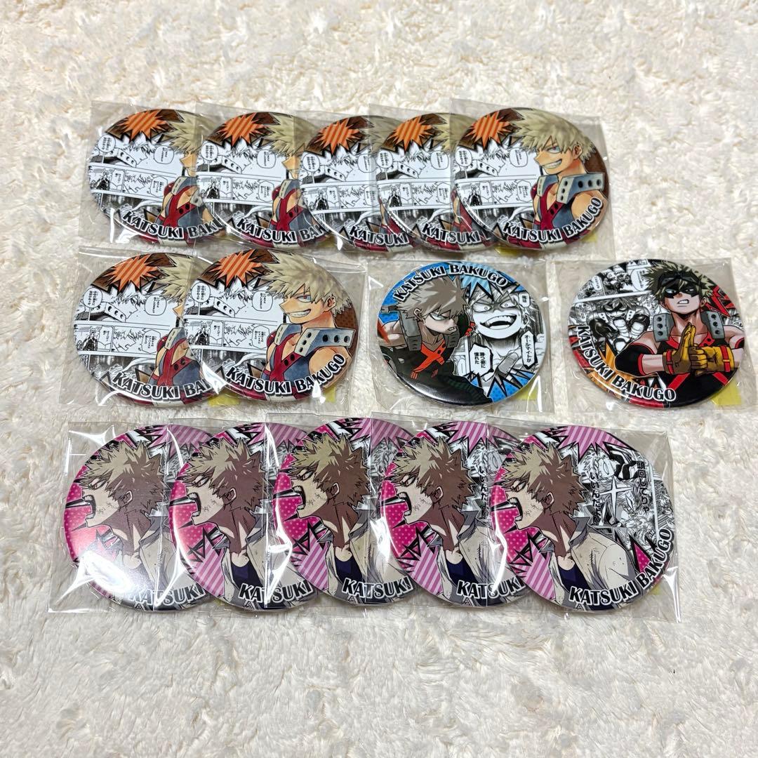 ヒロアカ 爆豪 heroes 缶バッジ 缶バ 爆豪勝己 ジャンショ 14点