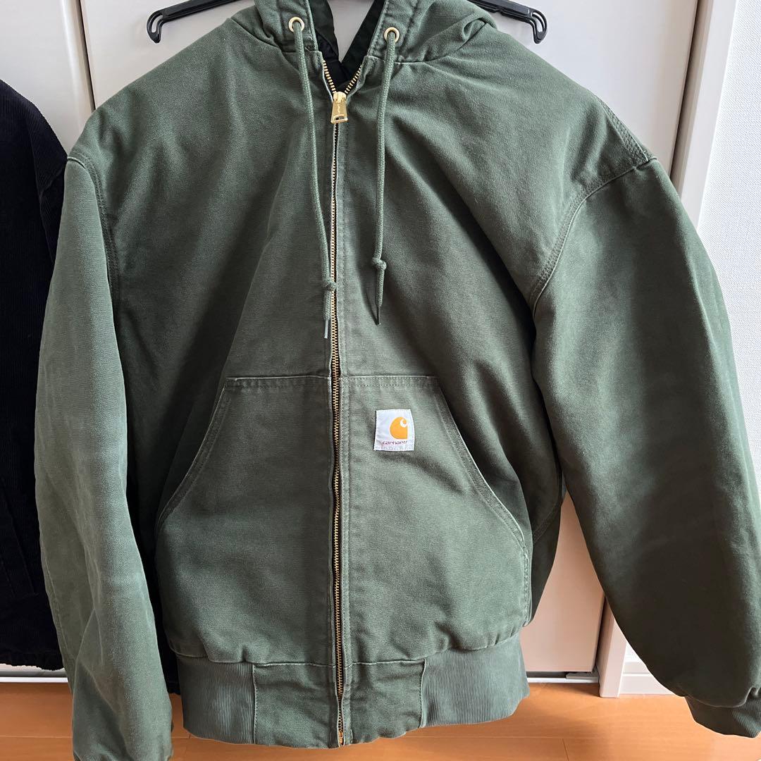 CARHARTT WIP OGアクティブジャケット オリーブ/ストーンキャンバス