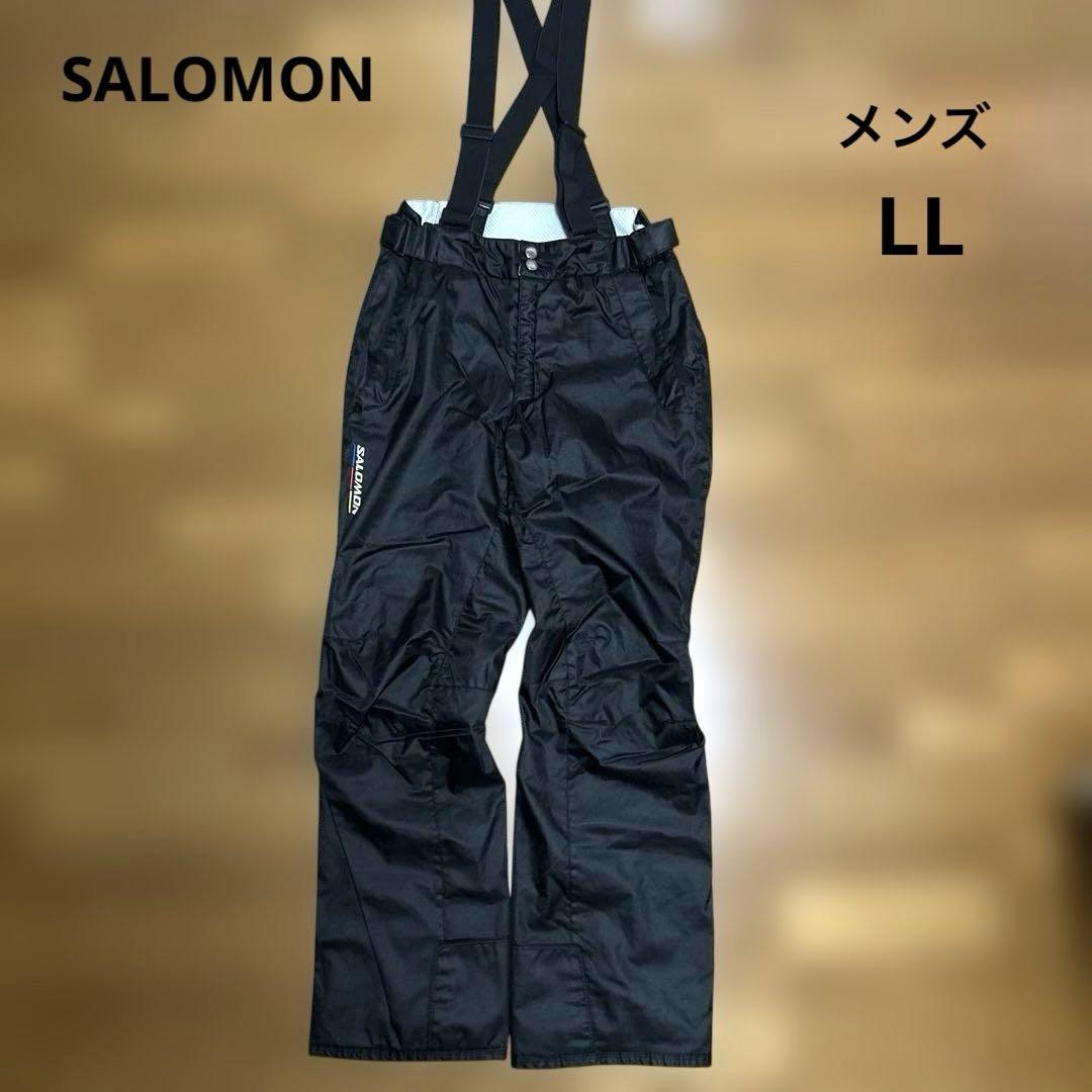 【SALOMON ブラック スノーボードパンツLL 】