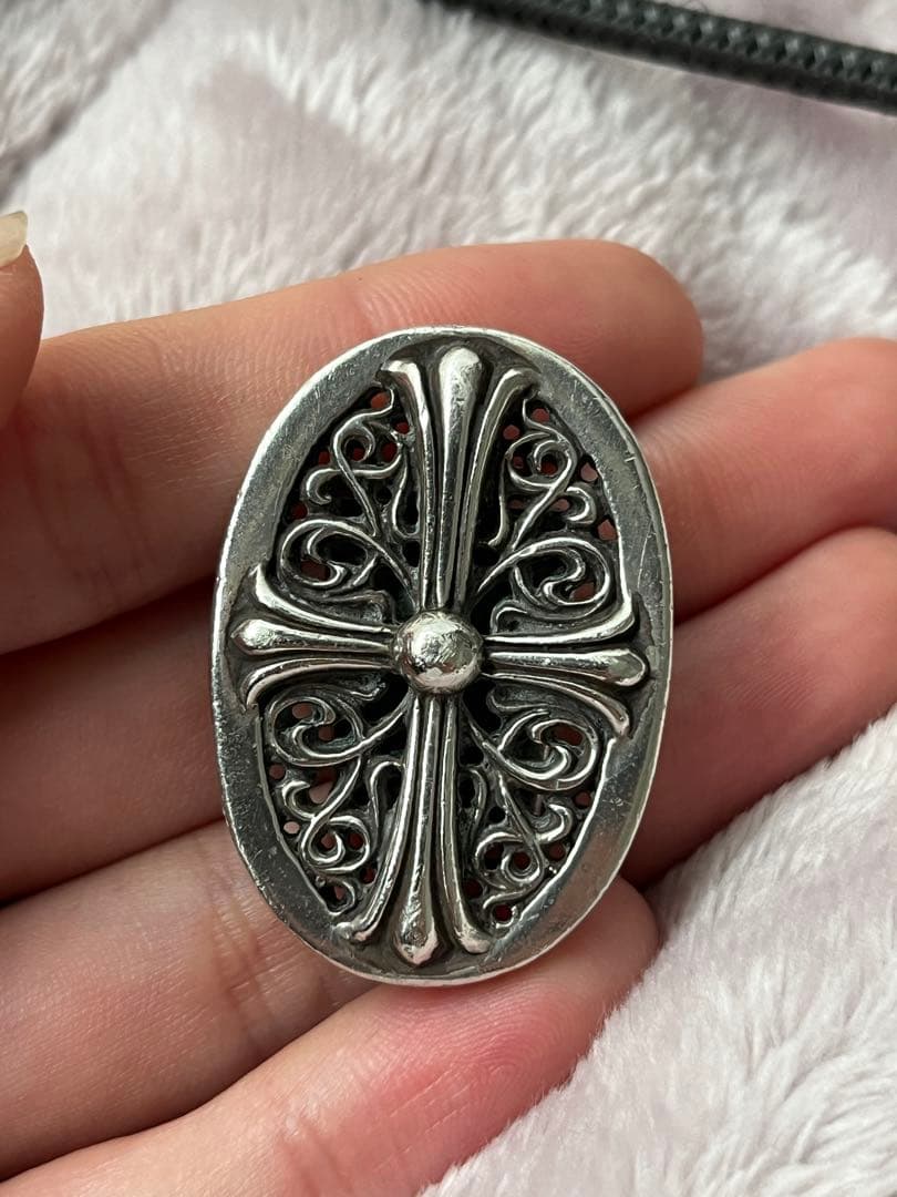 chrome hearts ループタイ バックル CHROME HEARTS クロムハーツ オーバルクロス ループタイ | chromehearts