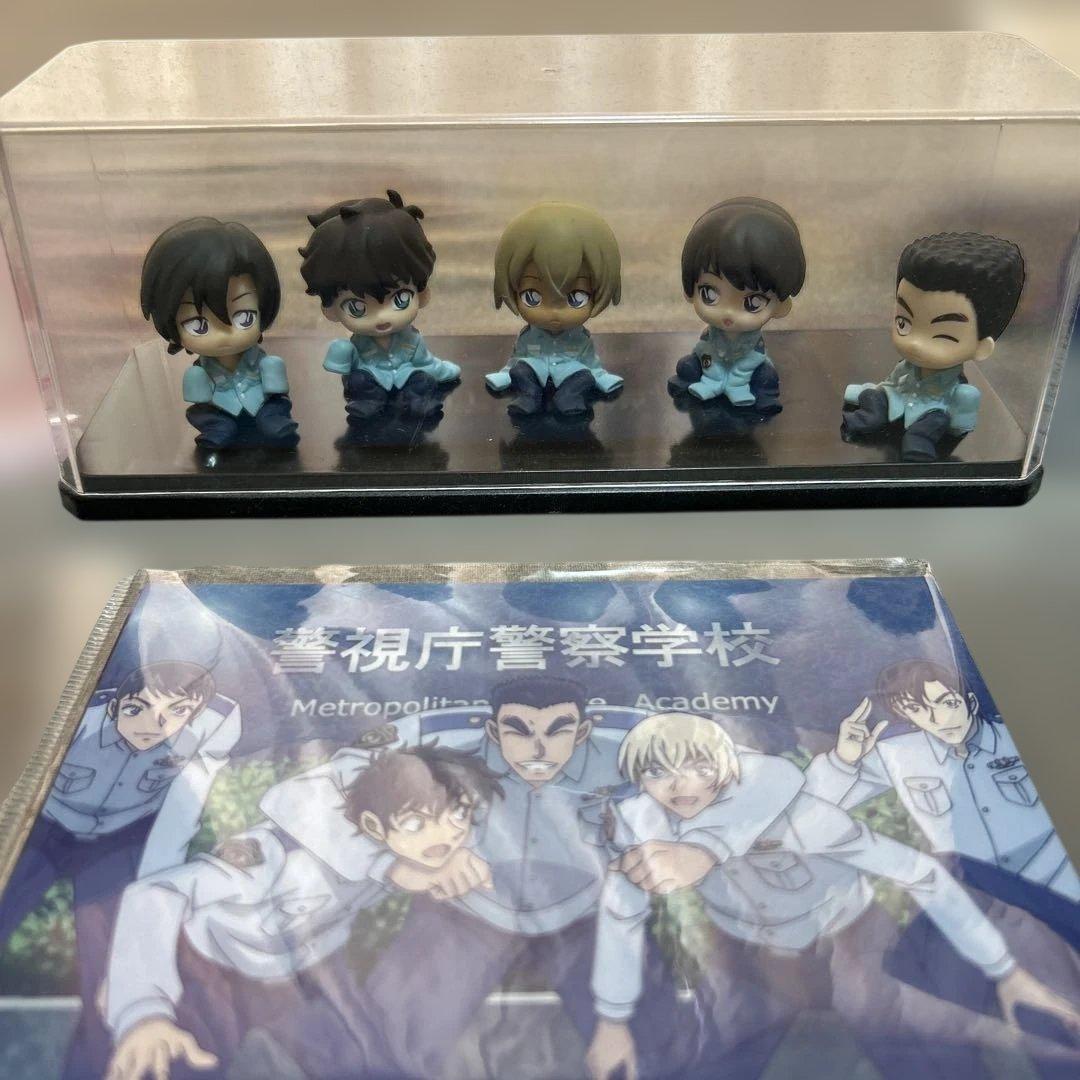 名探偵コナン 警察学校編 ちぢませ隊 サンデー限定 5体セットとアートプリント