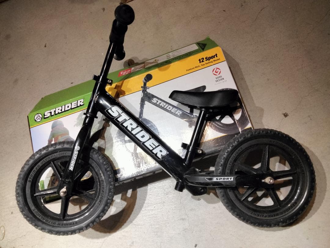 STRIDER 12 Sport バランスバイク ストライダー ブラック - メルカリ