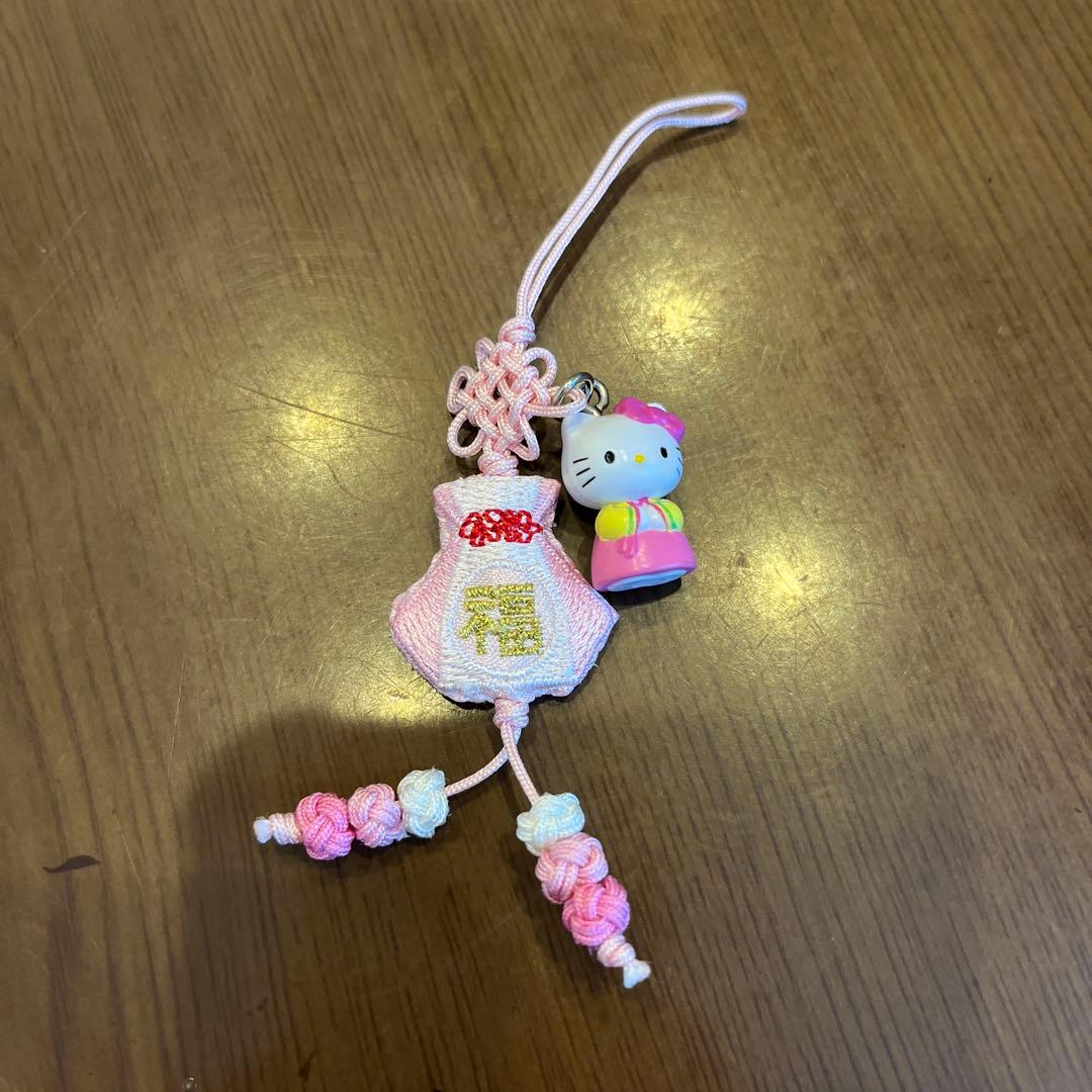 【激レア】ご当地韓国ハローキティストラップ　新品未使用 激レア】2002年製 韓国限定 ハローキティ 未開封 当時物サンリオ