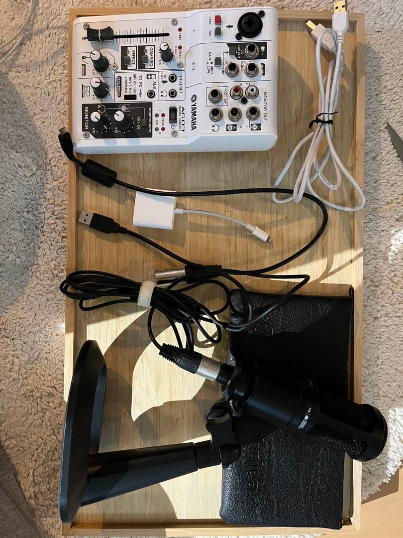 YAMAHA AG03 AT2020セット