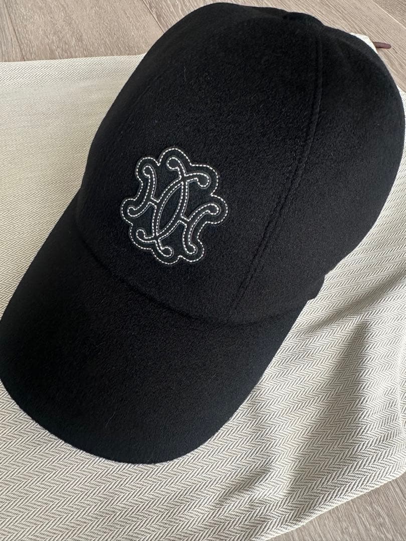 kcn【新品】エルメス　キャップセレナ リフト キャスケット 黒