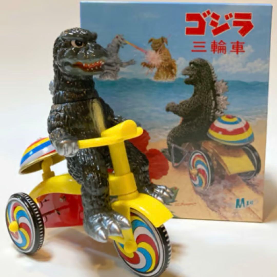 M1号 74 ゴジラ 三輪車　ワンフェス ソフビ