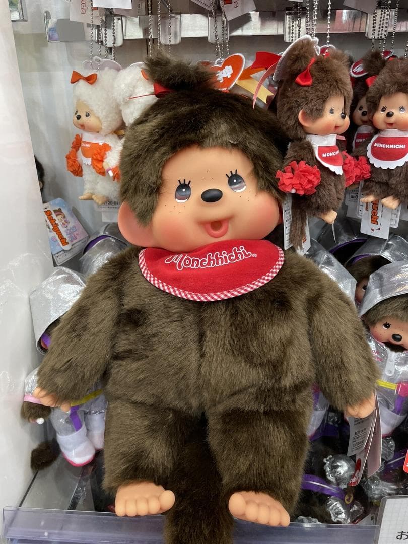 モンチッチ　プレミアムスタンダードLサイズ　ブラウン　女の子