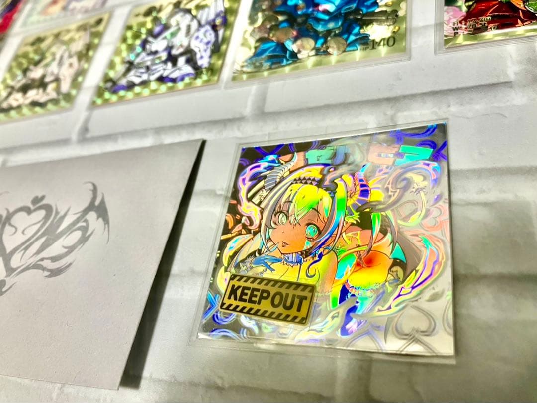 ちぎり　ホロ妖魔ゼルビア　非売品シール6種他22枚セット　自作シール まとめ売り Burning rockt works ガチホロ 自作シール 妖魔ゼルビア - メルカリ