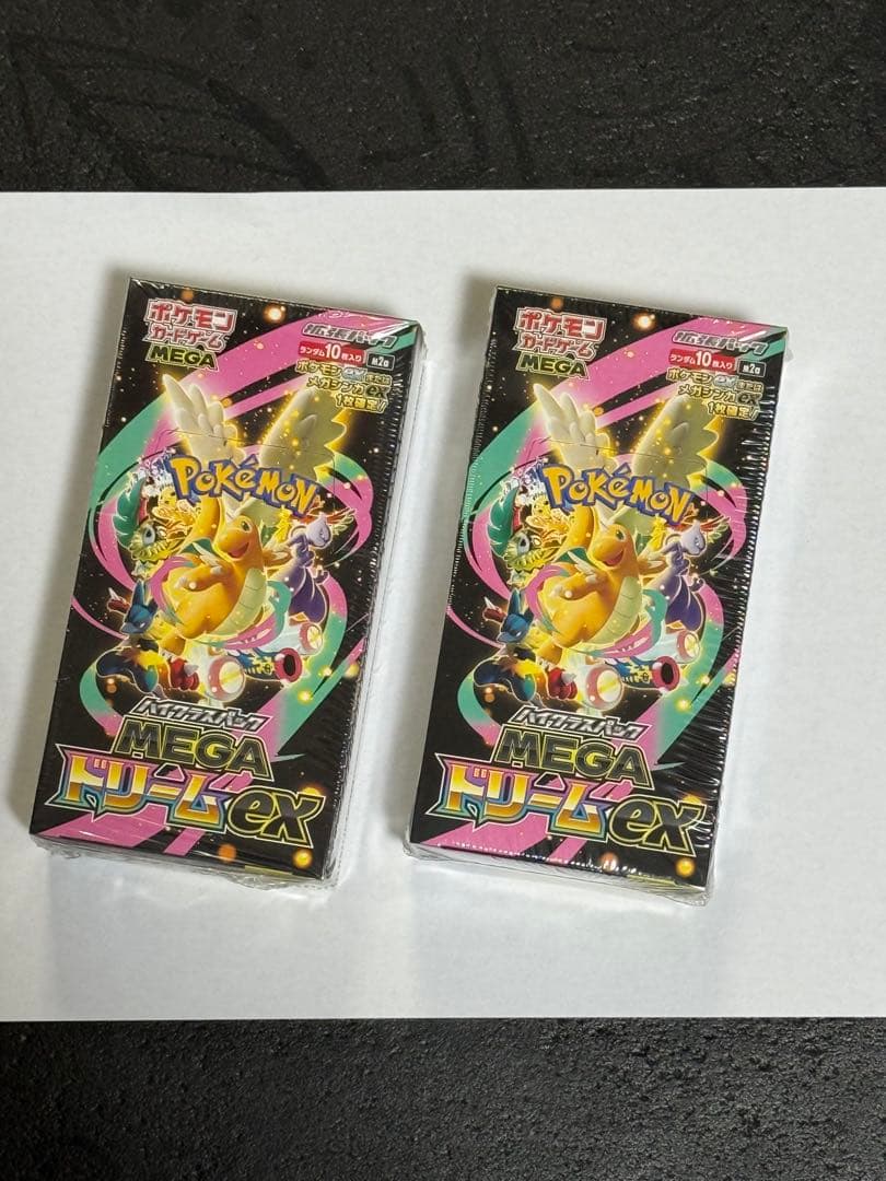 ポケモンカードゲーム　MEGAドリームex 2BOX シュリンク付き