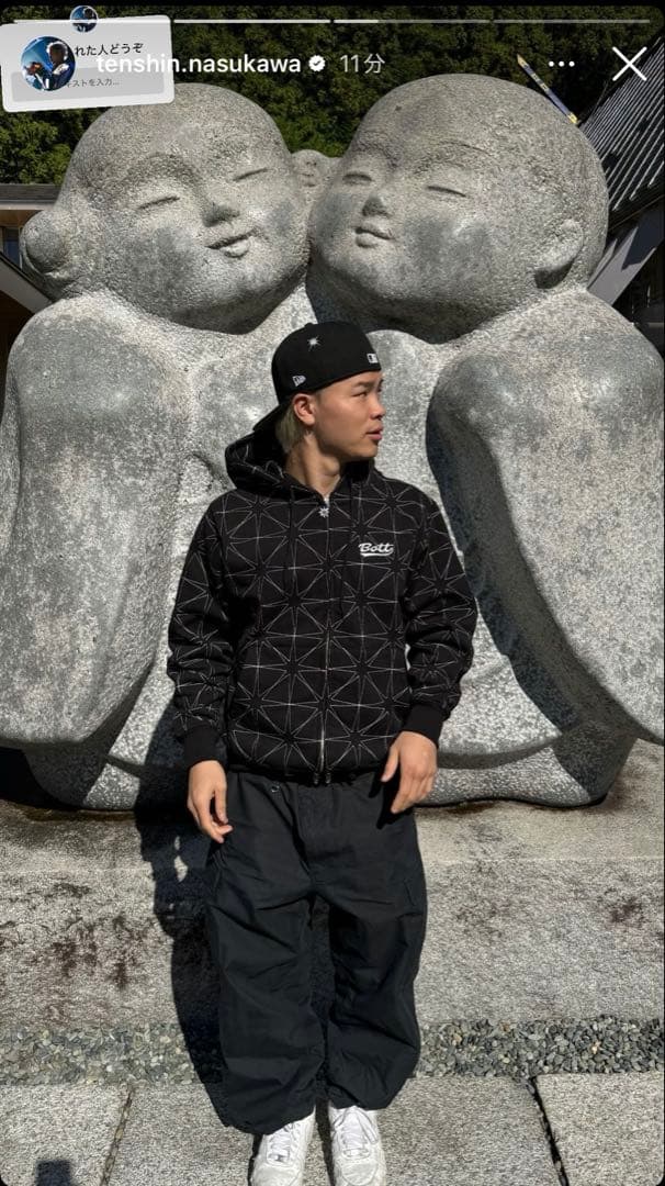 BoTT sparkle hoodie パーカー M ブラック