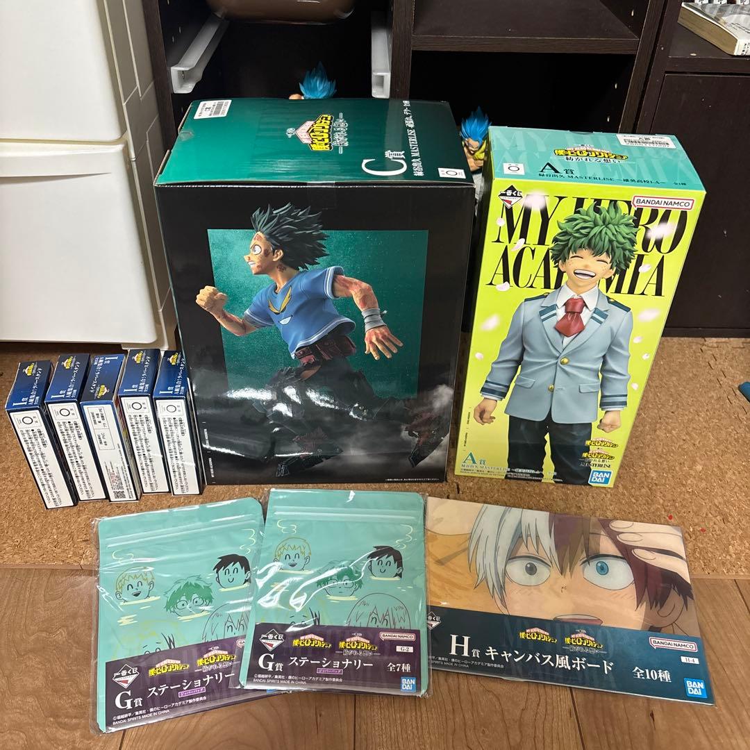 一番くじ 僕のヒーローアカデミア 紡がれる想い C賞 緑谷出久 A賞セット