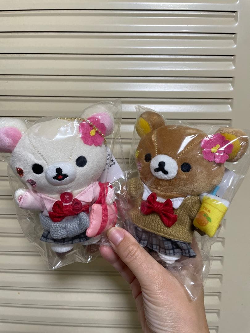 リラックマ リラスト限定 女子高生 ギャル ぶらさげぬいぐるみ 2種セット