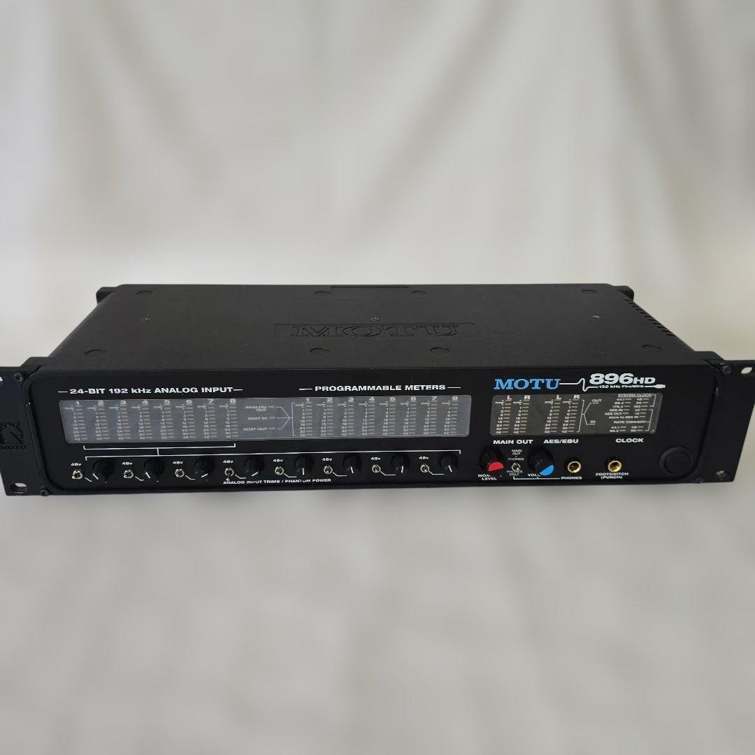 MOTU 896HD オーディオインターフェイス MOTUFireWireオーディオインターフェイスのフラッグシップもついにUSB