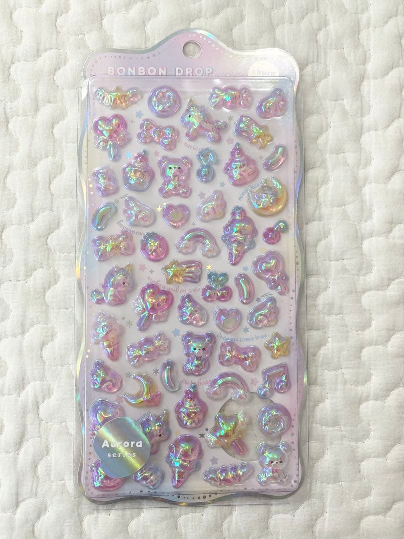 ボンボンドロップシール オーロラ 廃盤 ゆめいろボンボン churukira